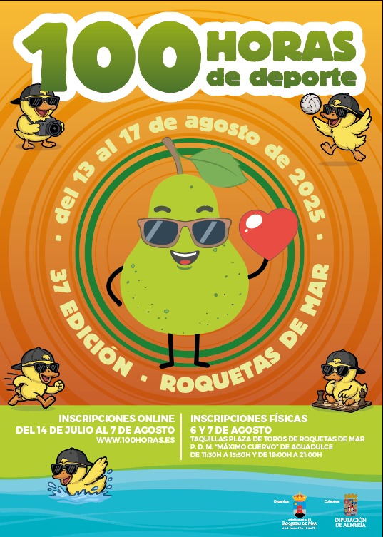 Cartel Oficial 100 Horas de Deporte